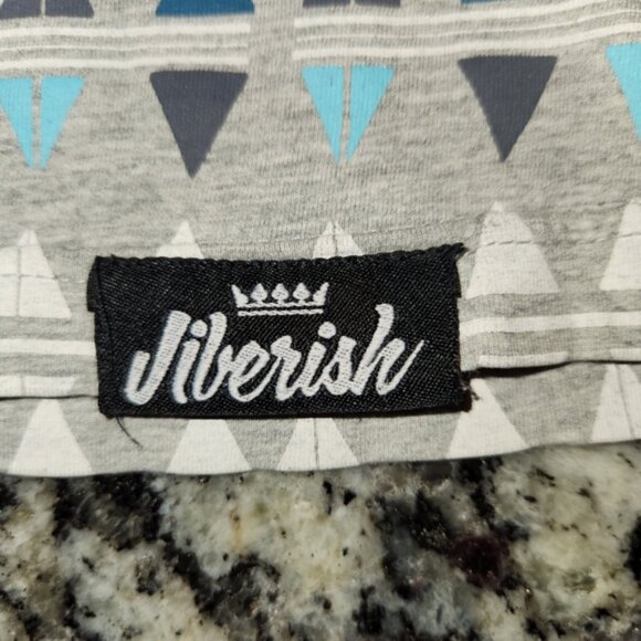 Jiberish Navaho Print Shirt With Leather Logo - Picture 3 of 8